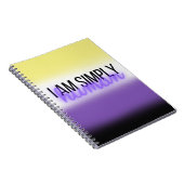 Carnet Je suis simple Humain | Non binaire | LGBTQ+ (Côté Droit)