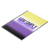 Carnet Je suis simple Humain | Non binaire | LGBTQ+ (Côté gauche)