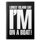 Carnet Je suis sur un bateau (Devant)