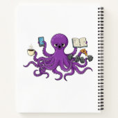 Carnet Je suis tentaculé et stressé – Octopus drôle Multi (Dos)