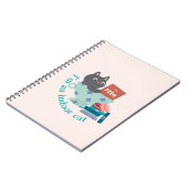 Carnet Je suis un chat d'intérieur drôle (Côté gauche)