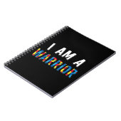 Carnet Je Suis Un Design De Guerrier. Mettez-vous la pièc (Côté gauche)