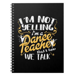 Carnet Je Suis Un Enseignant De Danse