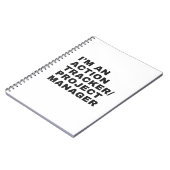 CARNET JE SUIS UN GESTIONNAIRE DE PROJET/SUIVI D'ACTION (Côté gauche)