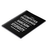 Carnet Je Suis Un Programmeur Informatique (Côté gauche)