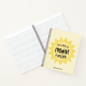 Carnet Je suis un rayon de soleil freakin drôle (Intérieur)