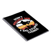 Carnet Je Suis Un Snowboardeur Ne Me Suis Pas (Côté Droit)