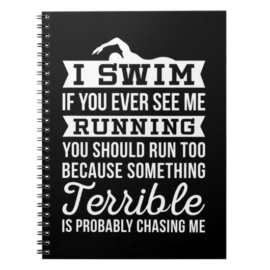 Carnet Je Suis Un Swimmer (Devant)