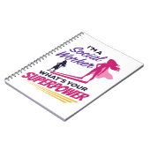 Carnet Je suis un travailleur social Quel est votre super (Côté gauche)