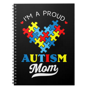 Carnet Je suis une fière maman autiste - Parfait pour le