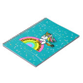 Carnet Je suis une licorne - (Côté gauche)