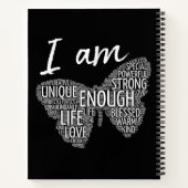 Carnet Je suis une loi unique forte de l'attraction Posit (Dos)