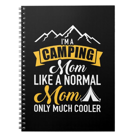 Carnet Je Suis Une Mère De Camping (Devant)