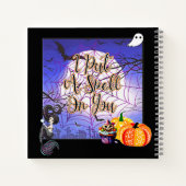 Carnet Je T'Ai Mis Un sort - Halloween (Dos)