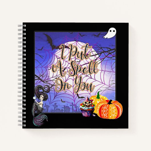 Carnet Je T'Ai Mis Un sort - Halloween (Devant)