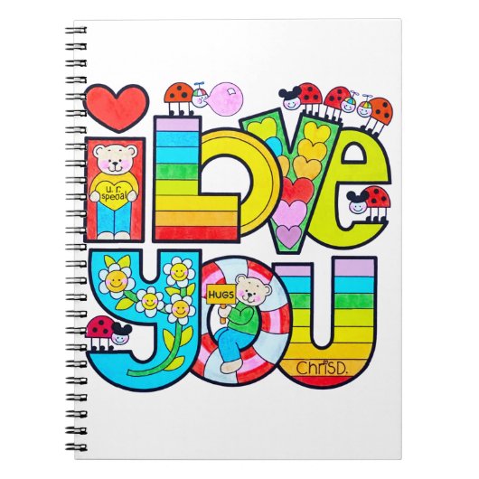 Carnet Je t'aime (Devant)