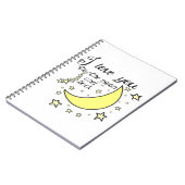 Carnet Je t'aime à la lune et au dos (Côté gauche)