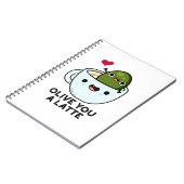 Carnet Je t'aime beaucoup Olive Tasse Drôle de Punishment (Côté gauche)