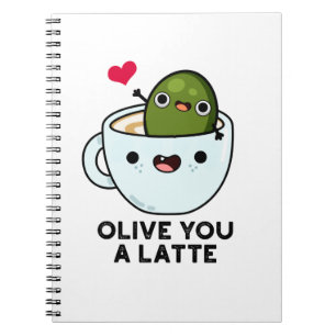 Carnet Je t'aime beaucoup un café drôle de jeu de mots su
