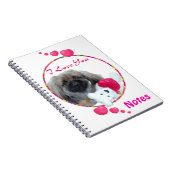 Carnet Je t'aime chiot Pékinois (Côté Droit)