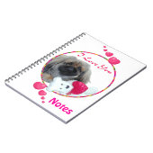 Carnet Je t'aime chiot Pékinois (Côté gauche)