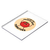 Carnet Je T'Aime De Ma Tête Tomates Drôle Pun Tomate (Côté gauche)