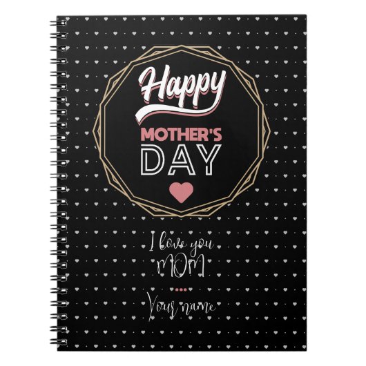 Carnet Je t'aime maman (Devant)