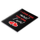 Carnet Je T'Aime Plus ! La fin. J'ai gagné ! (Côté gauche)