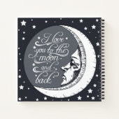 Carnet Je T'Aime Sur La Lune Et De Retour (Dos)