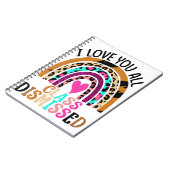 Carnet Je t'aime tous Classe Enseignant rejeté Dernier jo (Côté gauche)