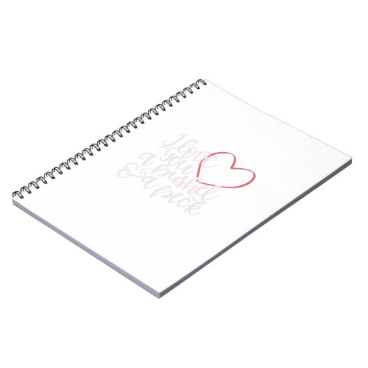 Carnet Je T'Aime Un Bushel Amp A Peck (Côté gauche)