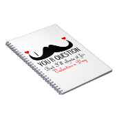 Carnet Je te moustache une question Saint Valentin (Côté Droit)
