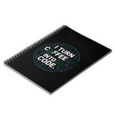 Carnet Je Transforme Le Café En Code – Drôle Progra (Côté gauche)