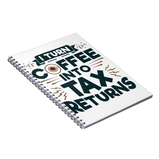 Carnet Je Transforme Le Café En Comptable Des Déclaration (Côté Droit)