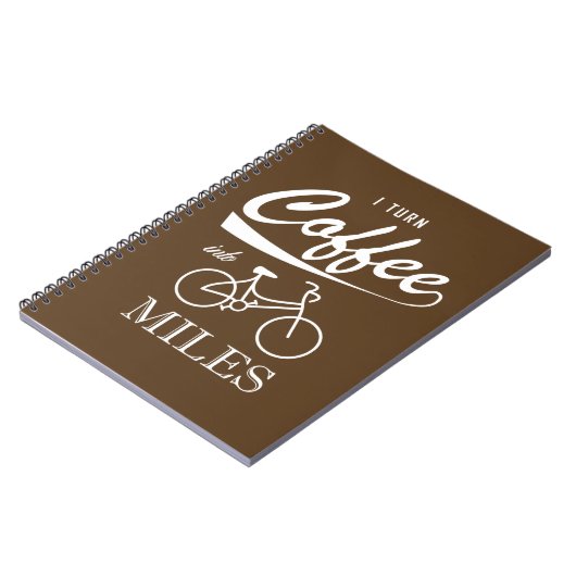 Carnet Je Transforme Le Café En Miles (Côté gauche)