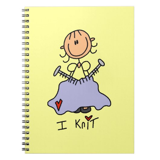 Carnet Je tricote (Devant)
