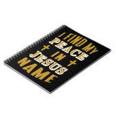 Carnet Je trouve ma paix en Jésus Nom (Côté gauche)