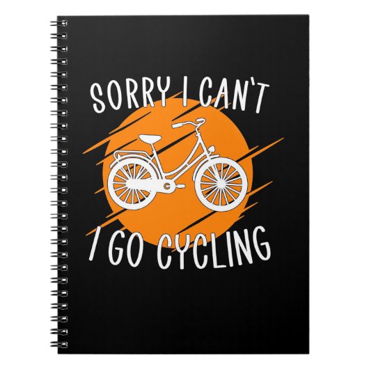Carnet Je Vais Faire Du Cyclisme (Devant)