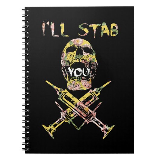 Carnet Je vais te frapper le crâne (Devant)