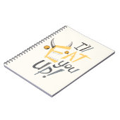 Carnet Je vais vous manger Graphique (Côté gauche)
