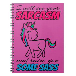 Carnet Je verrai votre sarcasme et je vous donnerai un pe