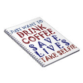 Carnet Je veux juste boire du café Sauver des vies (Côté Droit)