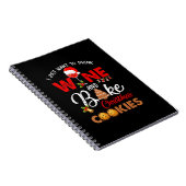 Carnet Je veux juste boire du vin | faire des biscuits de (Côté Droit)