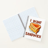 Carnet Je veux un sandwich (Intérieur)