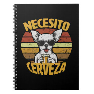 CARNET JE VEUX UNE BIÈRE CHIHUAHUA MIGNONNE