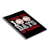 Carnet Je viens de frapper 100 jours de baseball à l'écol (Côté Droit)