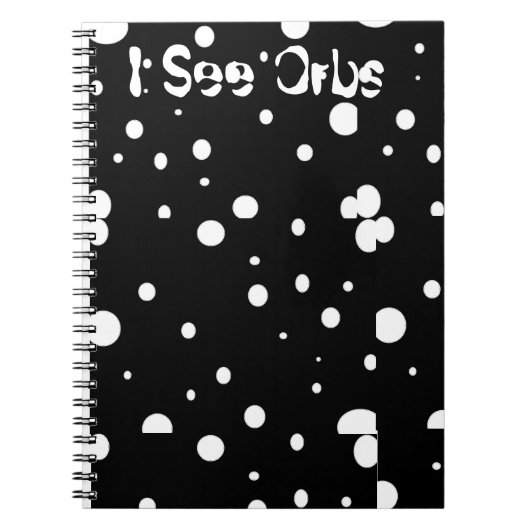 Carnet Je Vois Orbs-carnet (Devant)