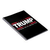 Carnet Je vote pour le condamné Felon Pro Trump 2024 (Côté Droit)
