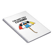 Carnet Je Vous Ai Couvert Pun Drôle De Parapluie  (Côté Droit)