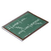 Carnet Je vous juge quand vous employez la grammaire (Côté gauche)